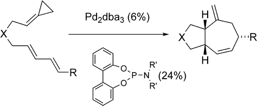 Palladium-catalyzed [4+3] Intramolecular Cycloaddition of Alkylidenecyclopropanes and Dienes